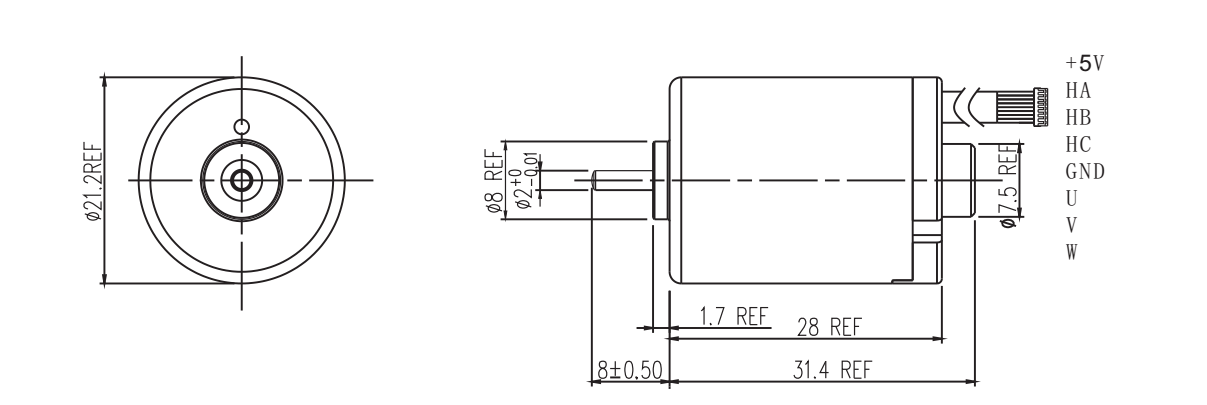 OT-2128無(wú)刷電機(jī)|卷發(fā)棒電機(jī)|電動(dòng)工具馬達(dá)|電推子電機(jī)|微電機(jī)-萬(wàn)至達(dá)電機(jī)