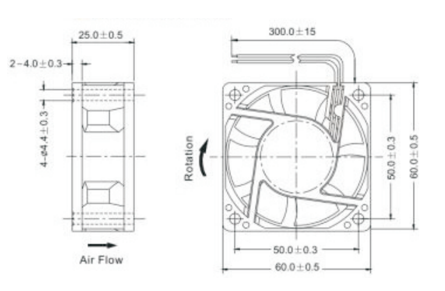 OT-EF6025無刷電機(jī)|風(fēng)扇電機(jī)|直流無刷電機(jī)-萬至達(dá)電機(jī)